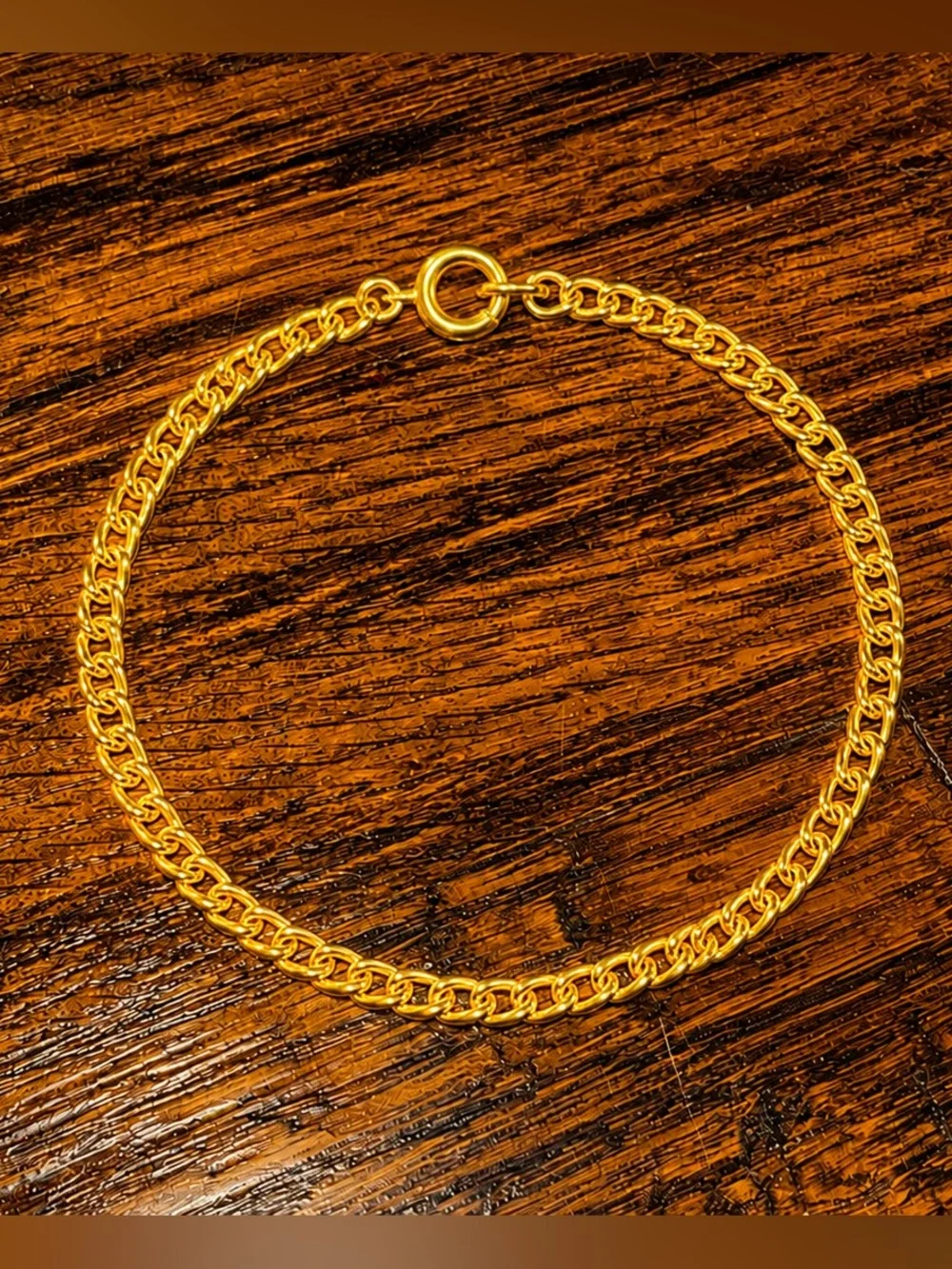 Gold A.P.C. Minimalist Chain Bracelet